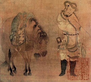 赵伯骕《番骑猎归图》故宫博物院藏