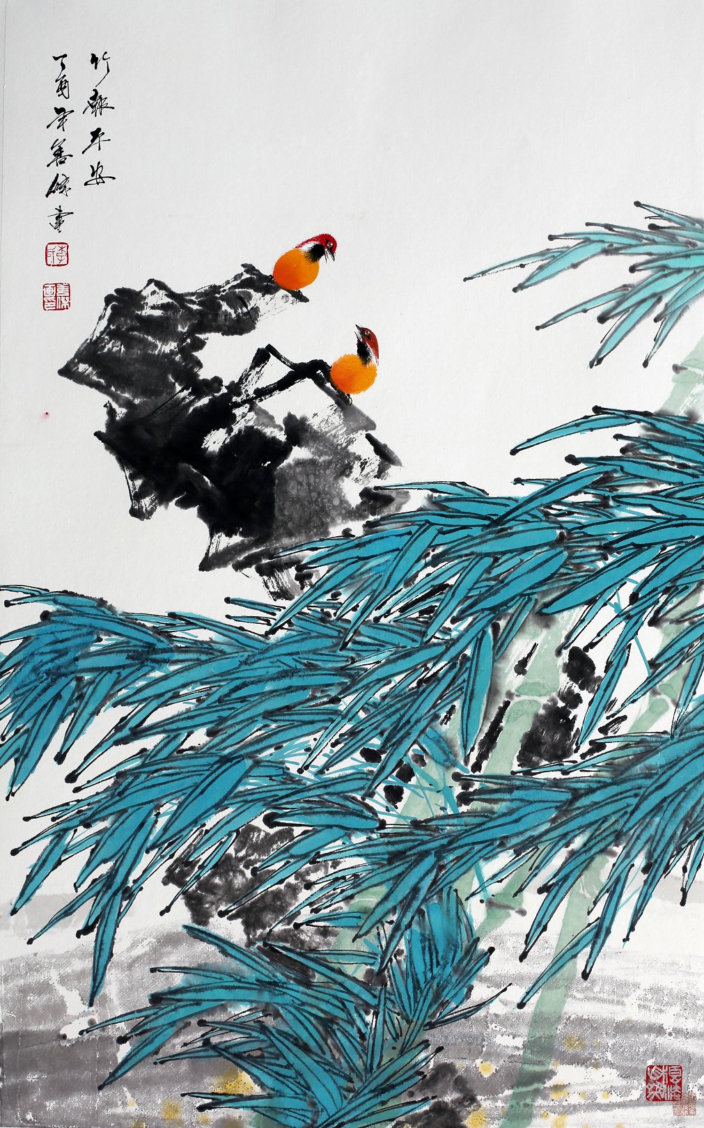《 竹报平安 》